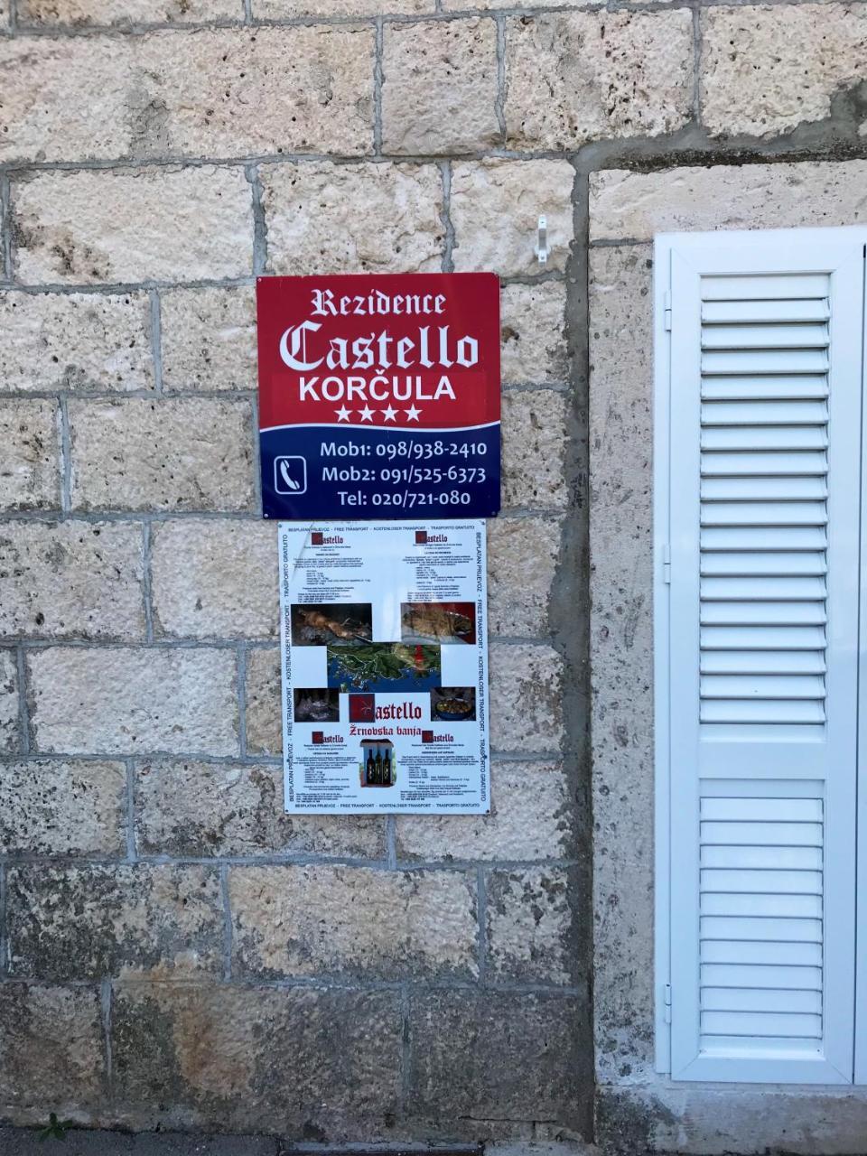 Castello Rezidence Korcula Villa Dış mekan fotoğraf